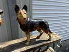 Hubley German Shepherd Police Dog  290cast Iron Door Stop  Antique Collect Grade