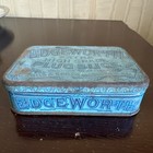 Vtg Edgeworth Plug Slice Tobacco Tin 4 1 2    X 3 1 4    X1    Advertising