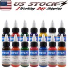 Intenz Permanent Makeup Ink Set - 14 Colors  30ml 1oz Bottles  Usa Authentic