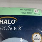 Halo Sleep Sack Wearable Blanket Fleece Light Blue Nb  0-6 Mos  Mico-fleece New