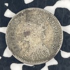 1890 India 2 Annas Lot f4538 Silver 