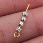 1000 Pcs Multicolor Tibetan Silver Spacer Beads 3x3mm Diy Jewelry Making L14570