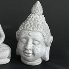 2 Buddha Figurines Statue Table D  cor Paper Weight Zen Meditation 6 Inch