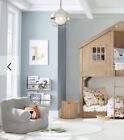 Pottery Barn Kids My First Anywhere Chair Sherpa Gray New 18x16x20