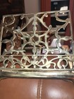 Vintage Brass - Book Stand Holder - Adjustable Folding Bible   Cookbook