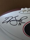 Carson Beck Signed Georgia Bulldogs White Panel Baden Football Beckett Witness