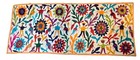 Vintage Otomi Mexican Embroidery Curtain Valance Colorful Birds 26x66   