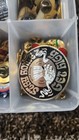 Vintage Now Lapel Pin Back 200   3lb Lot Masonic Military Coin Advert Fraternal 