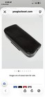 Louis Vuitton Black Leather Folding Wallet With Lv Logo Accent