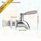 Stainless Steel Spigot Beverage Dispenser Replacement Faucet For Water Sun Tea