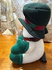 Snowman Plush Soft Toy Stuffed  Sing  let It Snow  Buttons Lights Flashes
