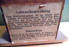 Vintage 1950 s Wooden German Chalet Weather House Working