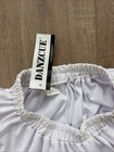Danzcue Long Full Circle Dance Skirt Flowy White Small medium Polyester Unhemmed