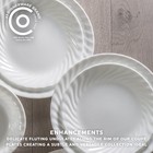 New Corelle Enhancements Glass   Salad Plate 12 Piece Set