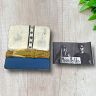 Vtg Ed  Kate Coleman Studio Pottery Blue Jeans Ceramic Art Tile Wall Art Signed