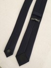Express Narrow Navy Silk Tie 1 75  Wide In Excellent