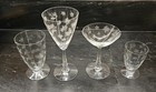 Beautiful Antique Heisey Chintz Glassware  3389  Set Of 31