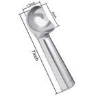 Pimoys Large Ice Cream Scoop 7 Inches Nonstick 2 5oz  Bright Silver