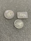 1 Gram  999 Fine Silver Bar rounds- Lot Of 3 Different Bar rounds