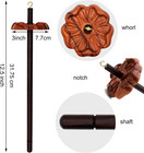Dicha 3  Drop Spindle Kit- High Low Whorl Wooden Spindles With Tutorial -weaving