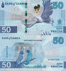 Zambia 50 Kwacha 2024 2025 P New Issue Unc 1 10 Bundle Lot 10 Pcs