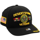 Army Desert Storm Veteran Perforated Hat Official Licensed Adjustable Cap