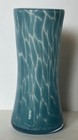 Blown Art Glass Vase Blue White Cased 6 5 X 2 5 Inches