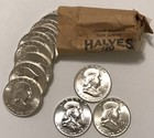    set Of 3 Pds    Franklin Half Dollar From Obw Roll Choice-gem Bu Unc  90  Silver