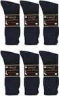 5-100 Dozens Wholesale Lots Mens Solid Black Sports Cotton Crew Socks 9-11 10-13