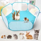 Small Animals Cage Tent Guinea Pig Rabbits Hamster Pet Playpen Exercise Fence