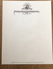 Set Of 2 Vintage 1950s Mgm Studios Letterhead   Airmail Envelopes Lion Watermark