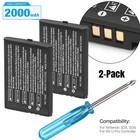 1-6x Controller Replacement Battery Pack For Nintendo 3ds 2ds Wii U Pro