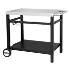 Royal Gourmet Kitchen Cart With Wheels Outdoor Bbq Grill Food Prep Worktable