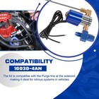 For 16030-4an 4an Nitrous Purge Valve Kit Push Button Reduces Lag Solenoid Line