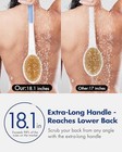 Back Scrubber Body Shower Brush  Anti Slip Long Handle Bath Brush With Stiff And