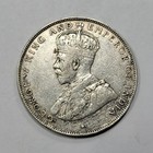 1919 British Honduras Silver 50 Cents Scarce Type Circulated Nice  v161