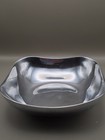 Vtg Wilton Armetale Silver Tone Pewter Sq 10 In Bowl Zexcellent Shine Pristine 