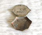 19c Antique Hand Carvded Brass Pill Box Home Decor Old Collectible Props Ml231