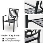 6 Piece Outdoor Dining Furniture Set With Umbrella Patio Table Chairs Sets