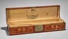 Antique Chinese Lacquered Scroll Box