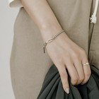 Vintage Thick Box Chain Bracelets Women 925 Sterling Silver Jewelry Gift