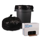 Boardwalk 522 56 Gal  1 6 Mil Low-density Can Liners - Black  100 carton  New