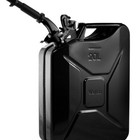 Wavian 3010 Usa Leak-proof Steel Jerry Gas Can Spout 20l W  Nozzle Black 2-pack