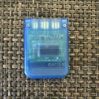 Sony Playstation Ps Official Memory Card Scph-1020 Transparent Blue