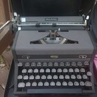 Vtg Royal Quiet Deluxe Portable Typewriter - 1946  Black  W case