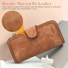 Women Lady Soft Leather Wallet Long Clutch Card Phone Holder Purse Pouch Handbag