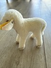 Vintage Steiff Lamb Lamm Mohair 6  High Chest   Ear Tags W  Button Germany 1936
