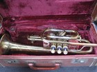 York National Cornet With Case - Parts Or Repair