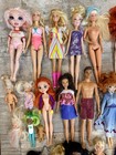 Barbie Dolls Huge Lot Of 34 Some Vintage  Disney  Etc Mixed Lot
