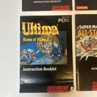 Snes Instruction Manual Lot Super Mario All-stars Aladdin Mickey Top   More